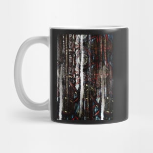 Industrialization II Dark Industrial Abstract Art Mug